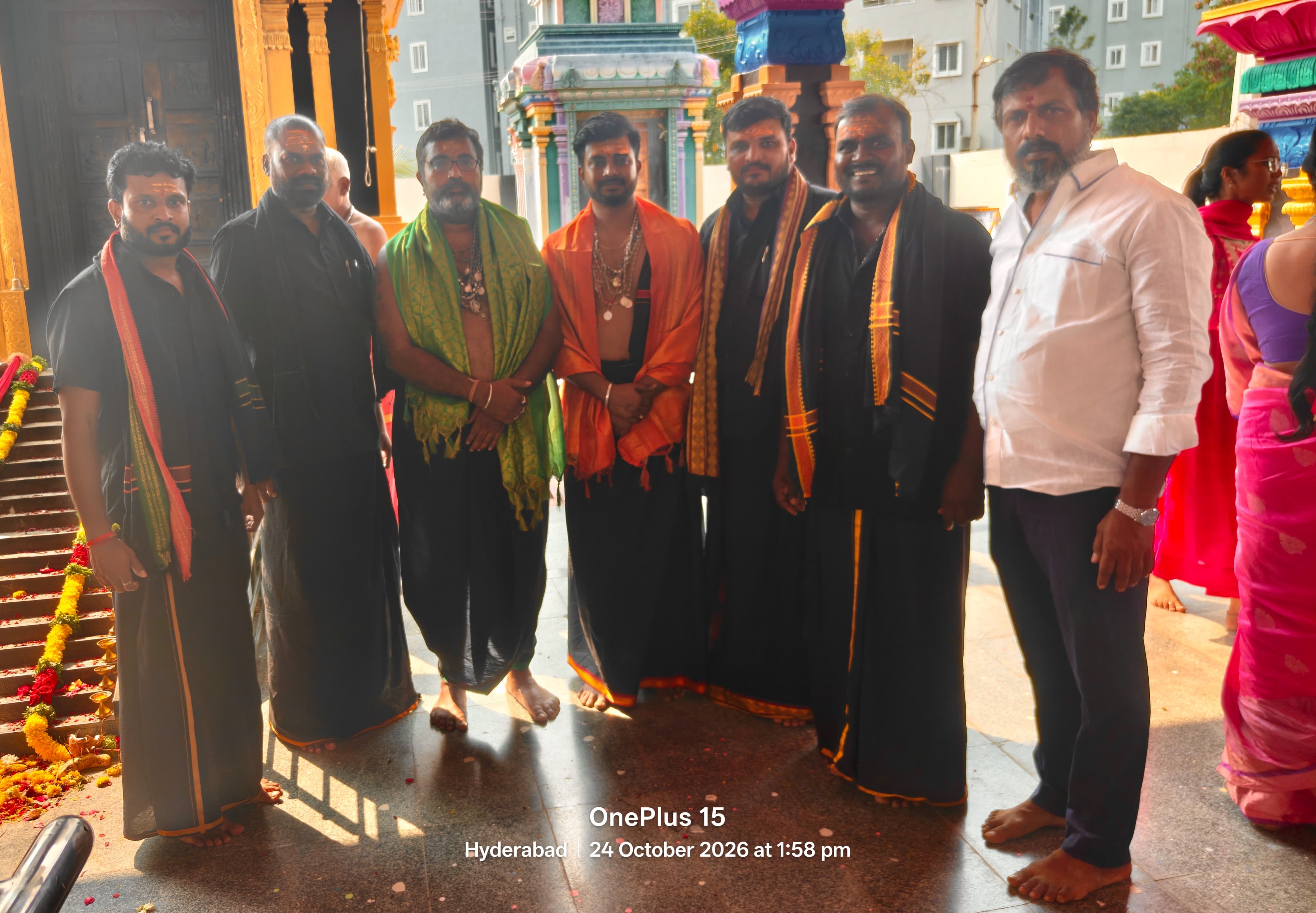 200 కిలోమీటర్లు దాటిన శబరిమల మహాపాదయాత్ర  శంషాబాద్ శ్రీ హరిహర అయ్యప్ప స్వామి ఆలయం నుంచి బయలుదేరిన గోనె వీరేందర్ రెడ్డి బృందం
